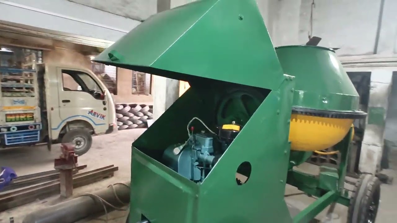 BIMAL 1BAG CONCRETE MIXER MACHINE POWERED BY KIRLOSKAR ENGINE #concretemachinery #BIMALCONCRETE