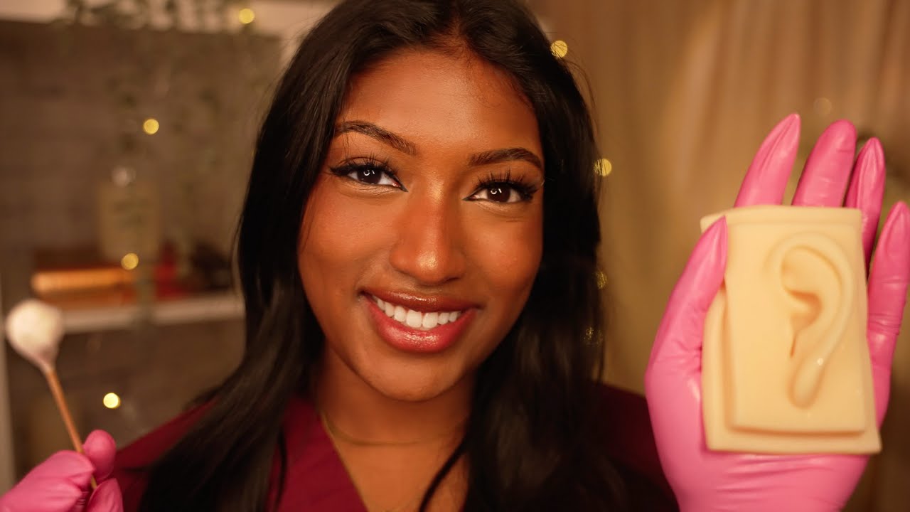ASMR | Detailed Ear Cleaning (Close-Up Whispers, Ear Exam Roleplay for Sleep)