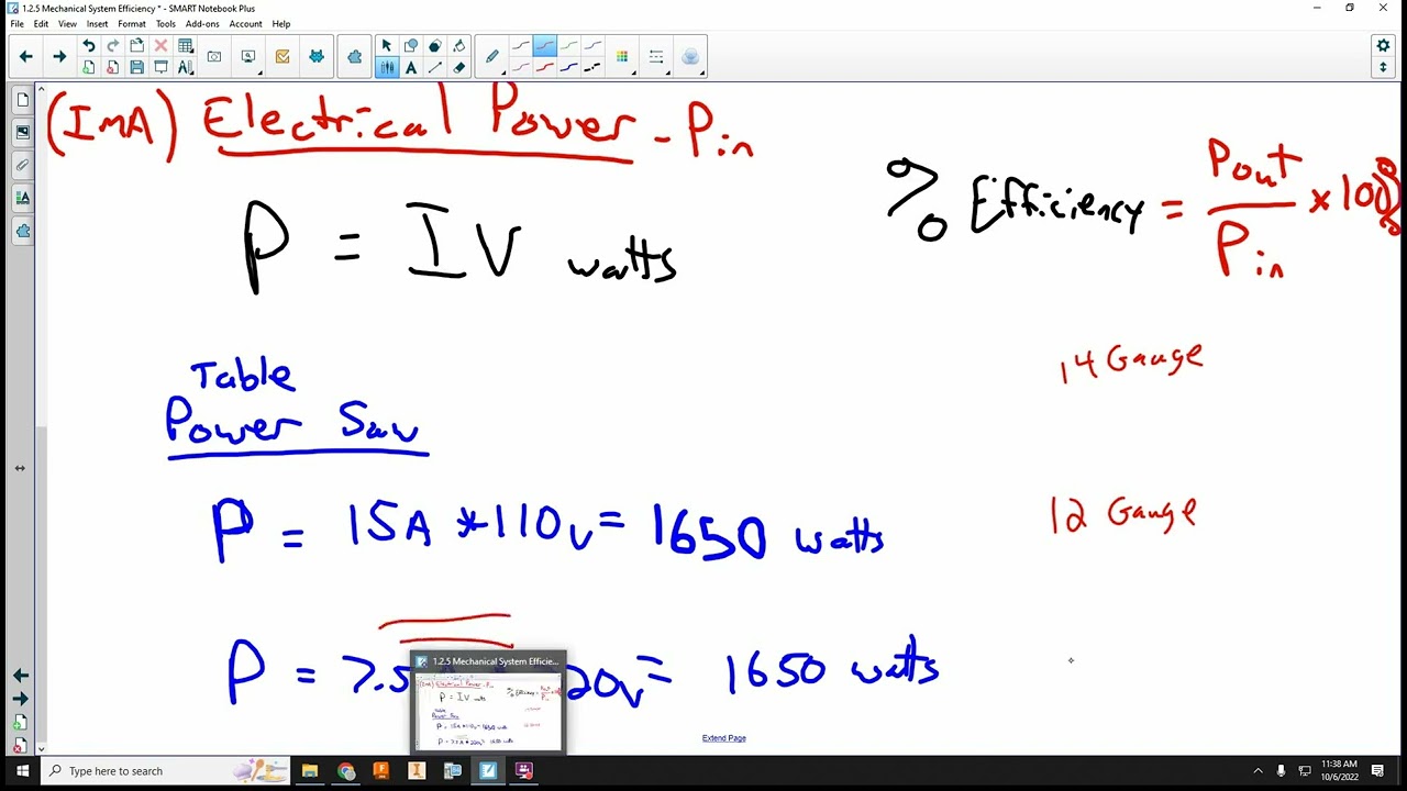 Electrical Efficiency