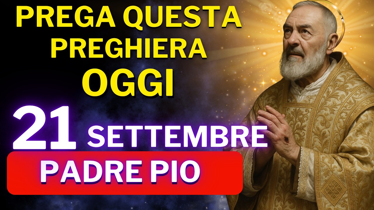 PREGHIERA A PADRE PIO PER UN MIRACOLO IMPOSSIBILE🙏ASCOLTALA UNA VOLTA E RICEVI LA TUA GRAZIA OGGI