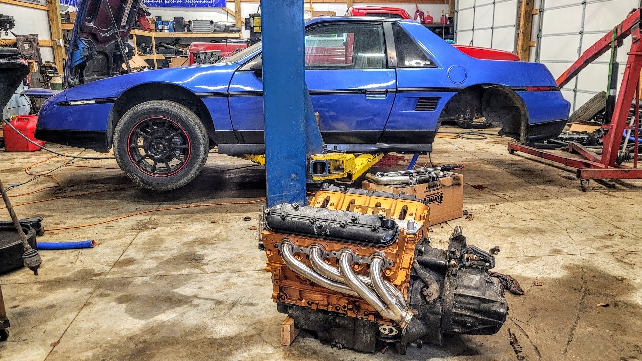 TURBO V8 FIERO With the STOCK TRANS?! | Turbo LS4 Fiero Build Part 13