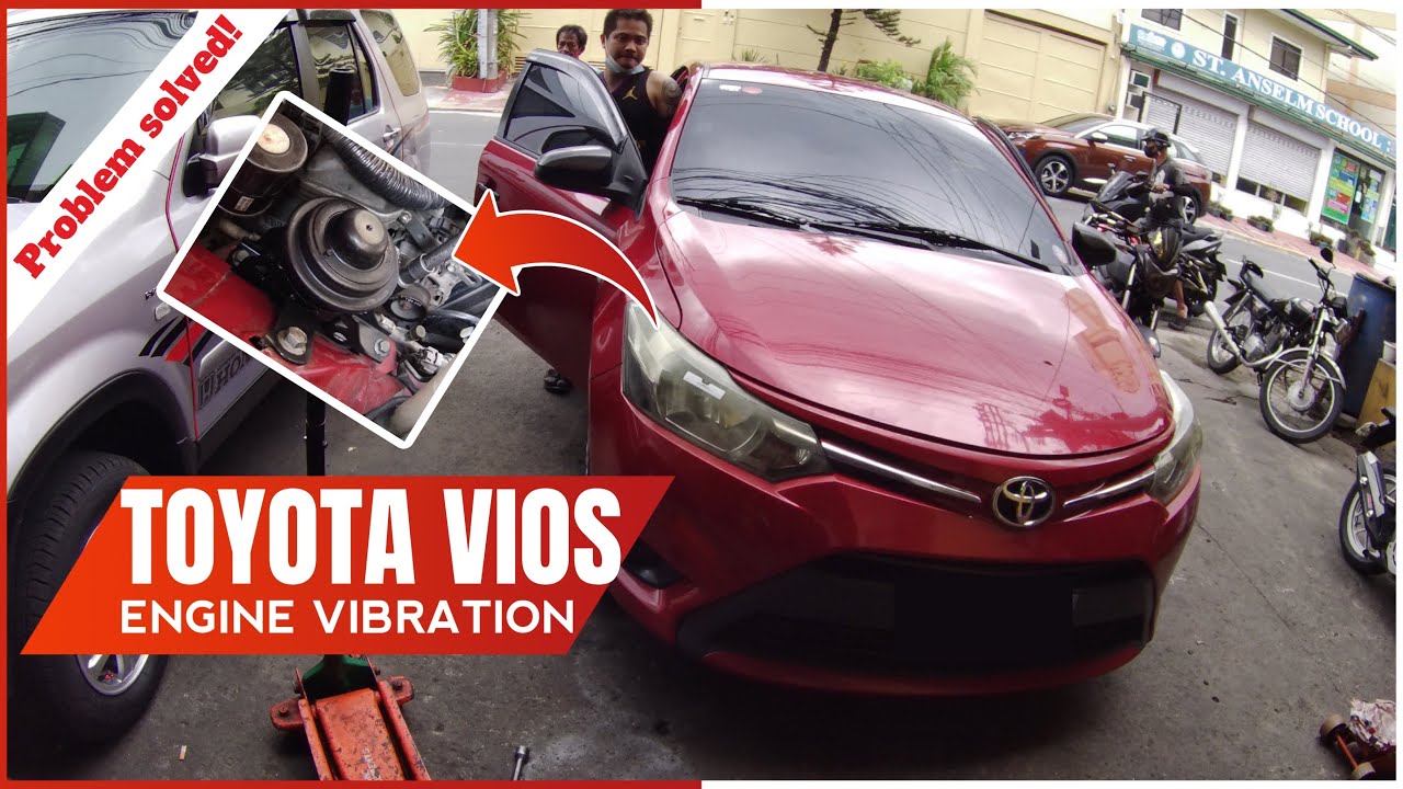 Engine Vibration Problem Solved | Replacement of upper right engine support | Toyota Vios
