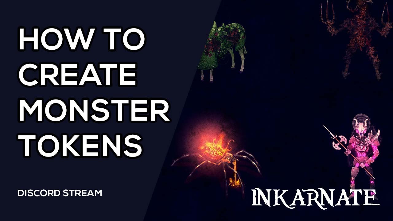How to Create Monster Tokens | Discord Stream