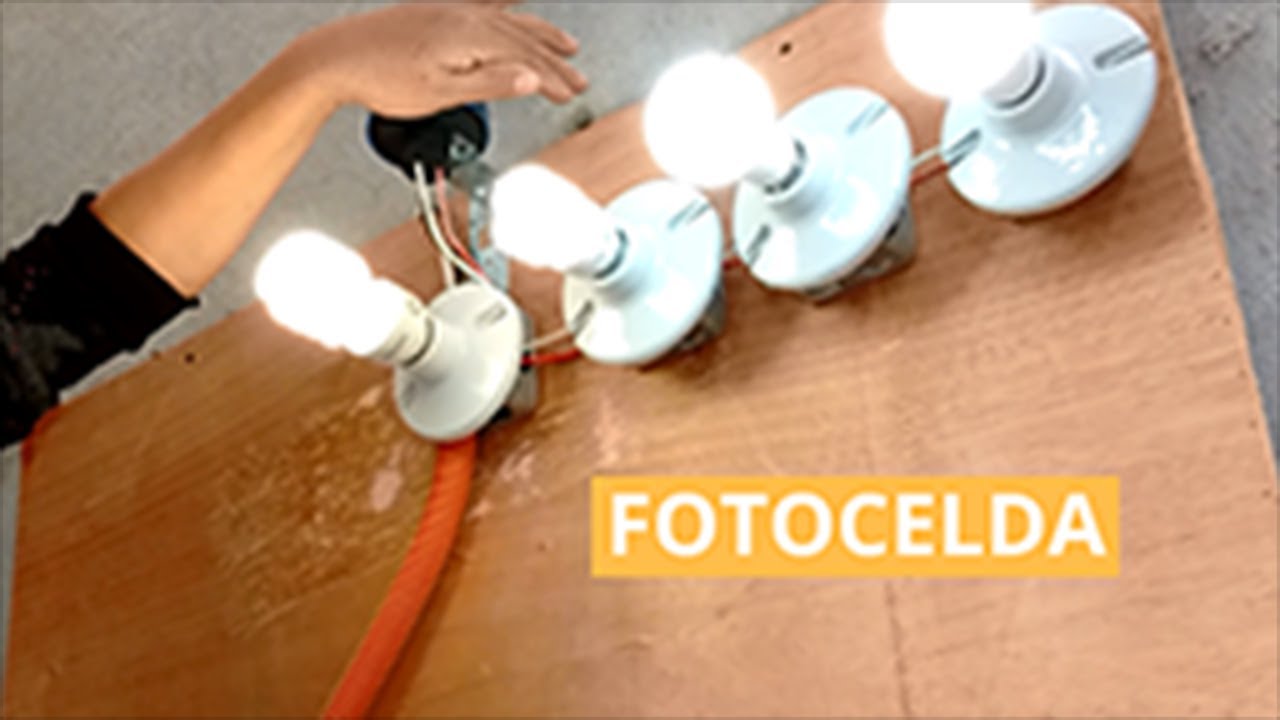 Conecta tu fotocelda para cuatro lámparas ¡fácil!