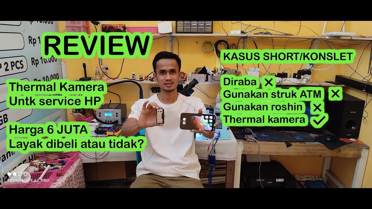 REVIEW Thermal Kamera untuk service HP FLIR ONE gen 3