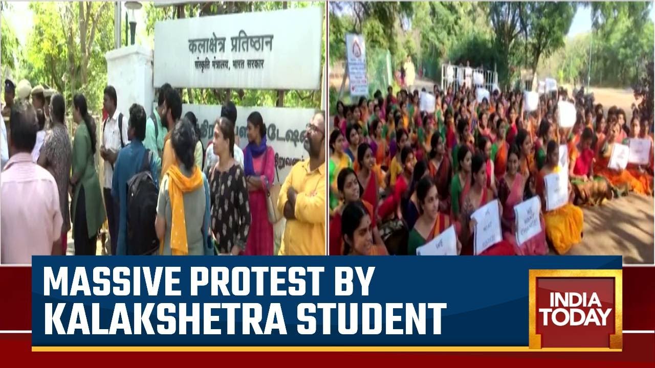 Kalakshetra Students Go On Indefinite Demonstration, Demand Dismissal Of 4 Staff Members