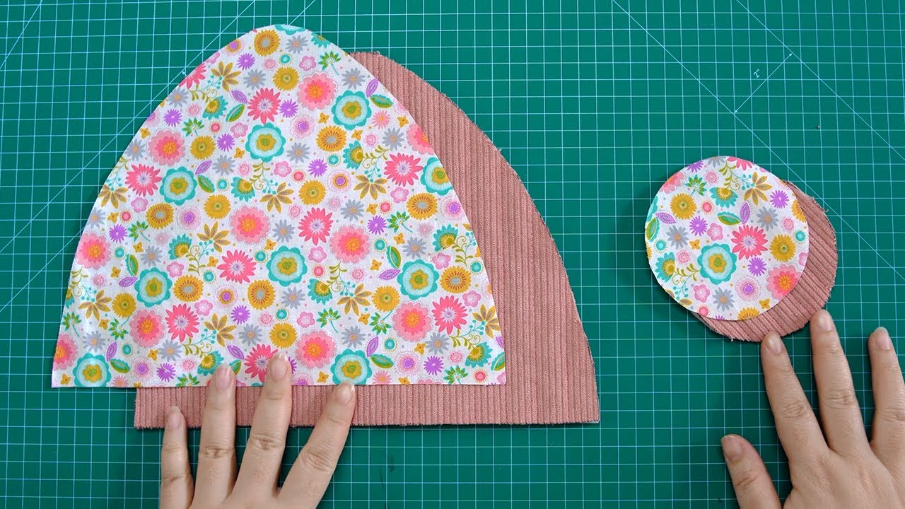 Sewing A Cute Bag From Corduroy Fabric 💟 Sewing Gift Ideas