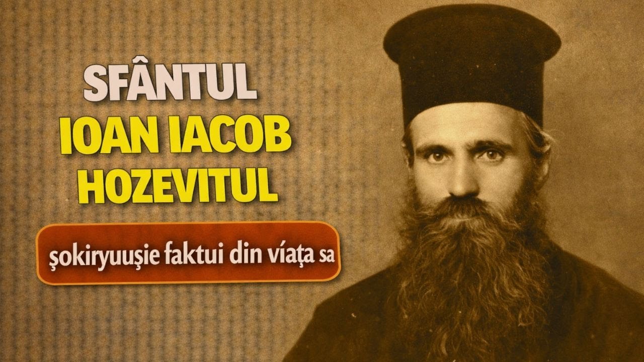 Sfântul Ioan Iacob Hozevitul – românul care a părăsit lumea și a trăit singur în pustia Țării Sfint