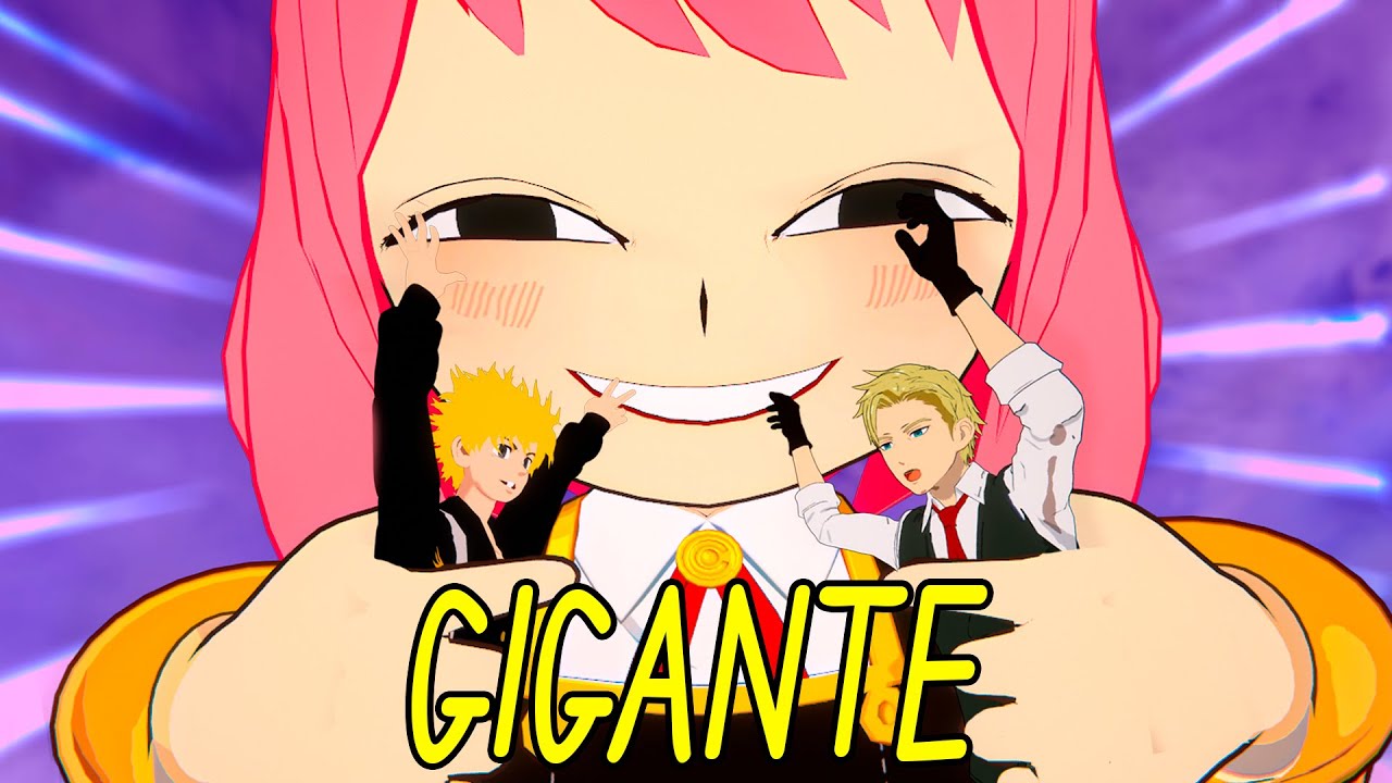 a anya ficou gigante no Spy X family VR