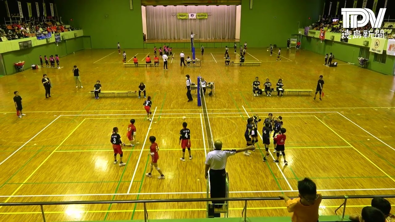 県バレーボール小学生選手権　混合の部決勝
