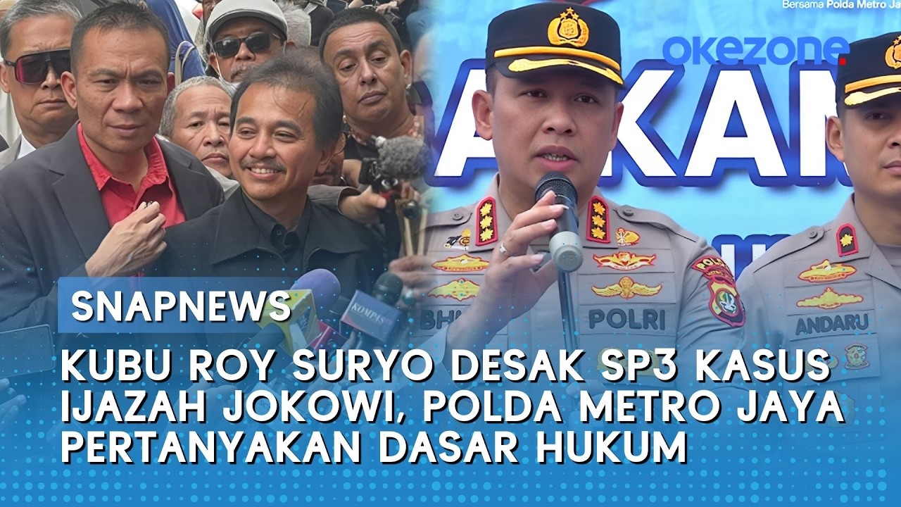 Kubu Roy Suryo Desak SP3 Kasus Ijazah Jokowi, Polda Metro Jaya Pertanyakan Dasar Hukum