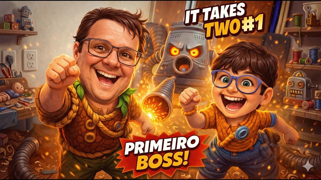PRIMEIRO BOSS em IT TAKES TWO 😱 (Pai e Filho) #1