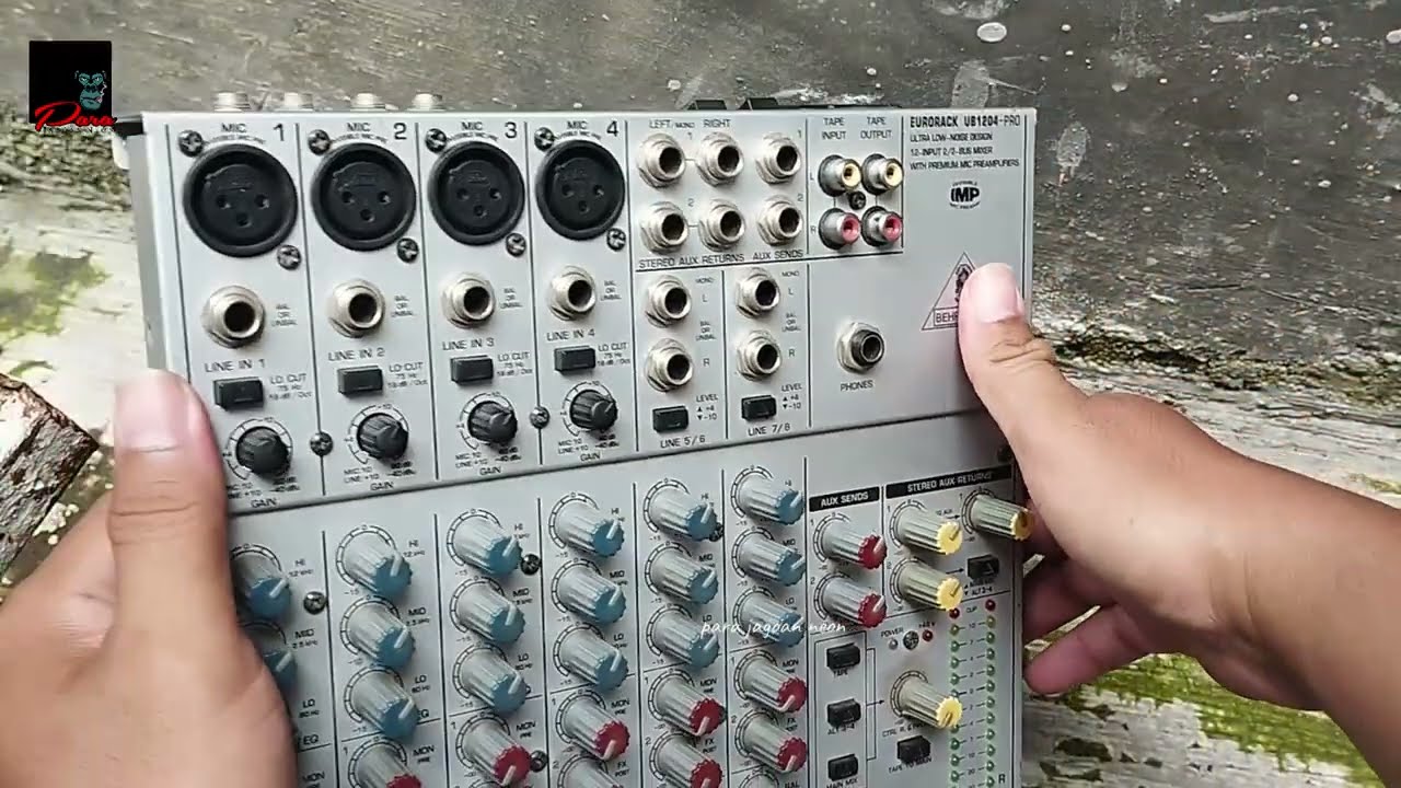 BONGKAR MIXER BEHRINGER EURORACK UB1204 PRO : CEK TEGANGAN POWER SUPPLY