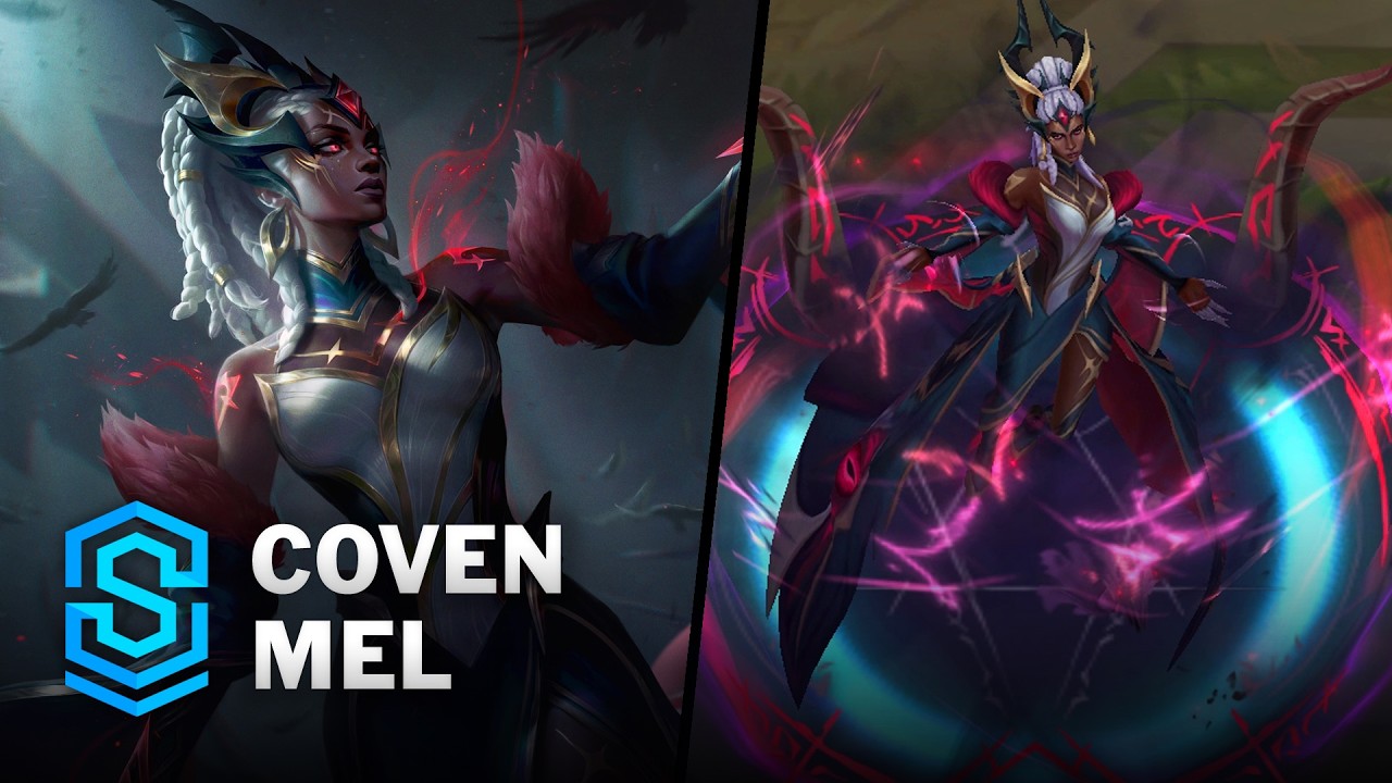 Coven Mel Skin Spotlight - Pre-Release - PBE Preview - League of Legends