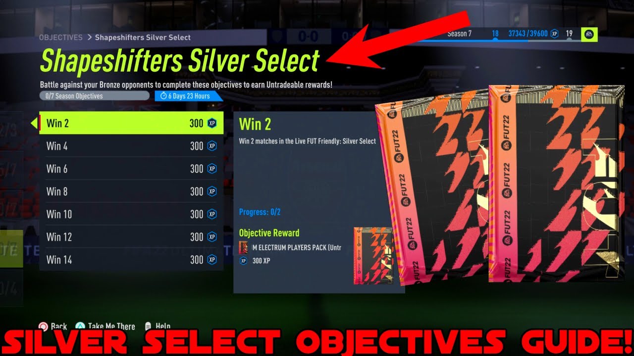HOW TO COMPLETE SHAPESHIFTERS SILVER SELECT OBJECTIVES FAST! - FIFA 22 Ultimate Team