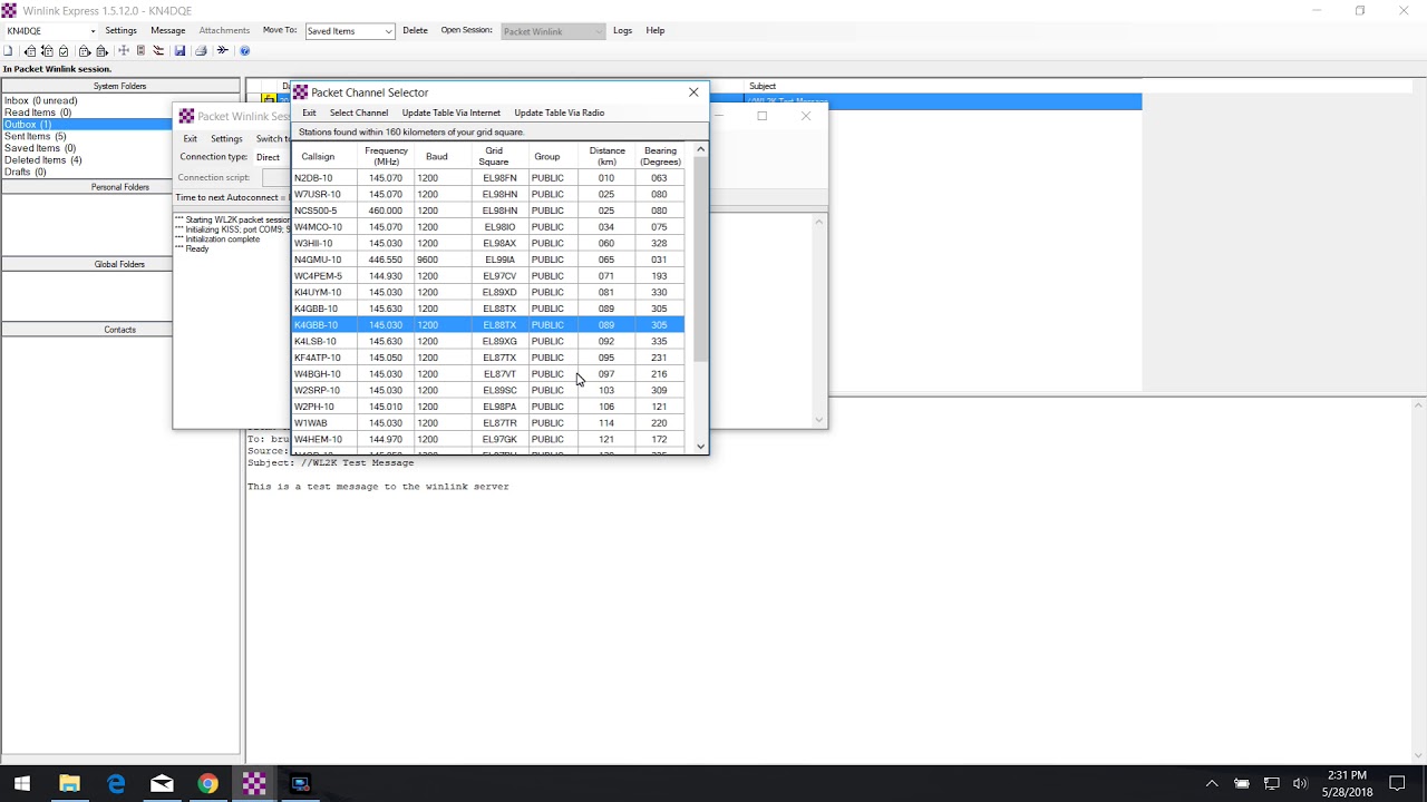 Using Winlink (RMS Express) with the Kenwood TH-D74 Radio