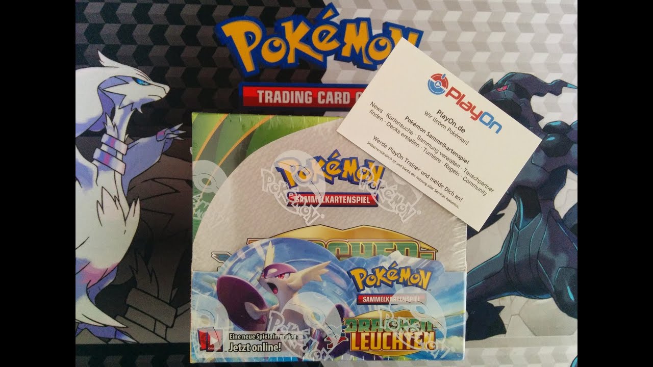 Unboxing! XY6 Drachenleuchten Pokémon Booster Display Deutsch - Teil 1 von 2