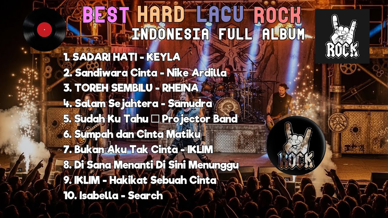 PLAYLIST ROCK INDONESIA TERPANAS || Rock Keras Penuh Energi