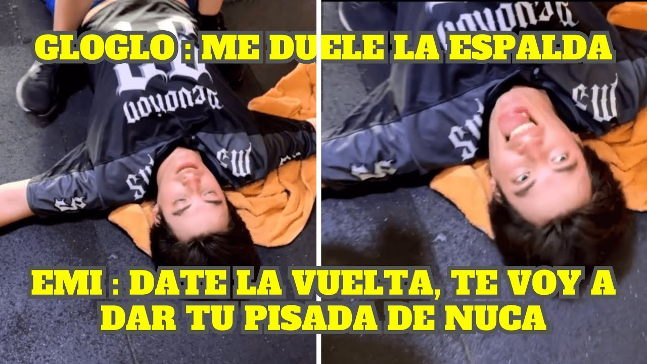 GLOGLO SE LASTIMA LA ESPALDA EN EL GYM Y EMIKUKIS LE QUIERE PISAR LA NUCA