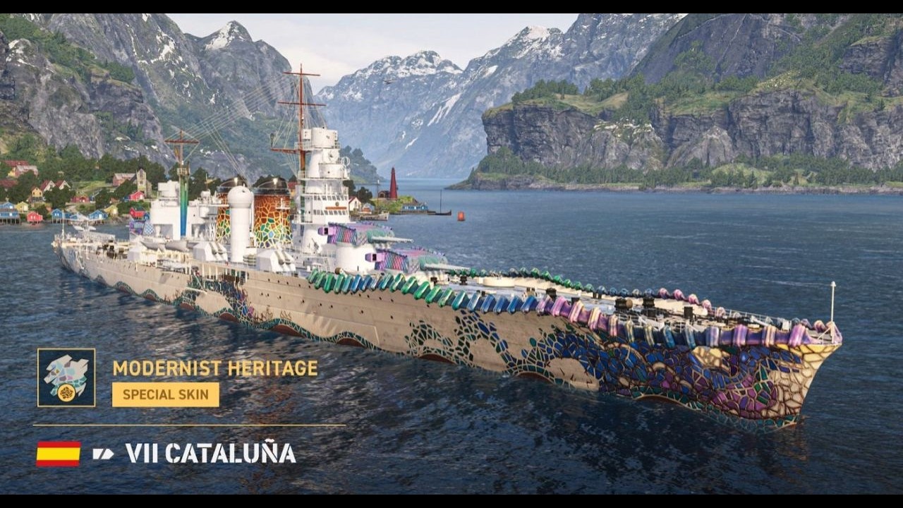 WOWS Legends - Cataluna (first game)