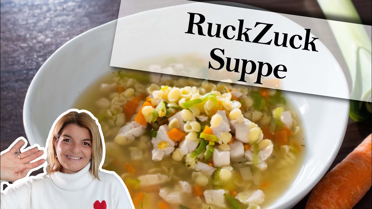 RuckZuck H&uuml;hner Nudelsuppe Thermomix&reg; TM5/TM6