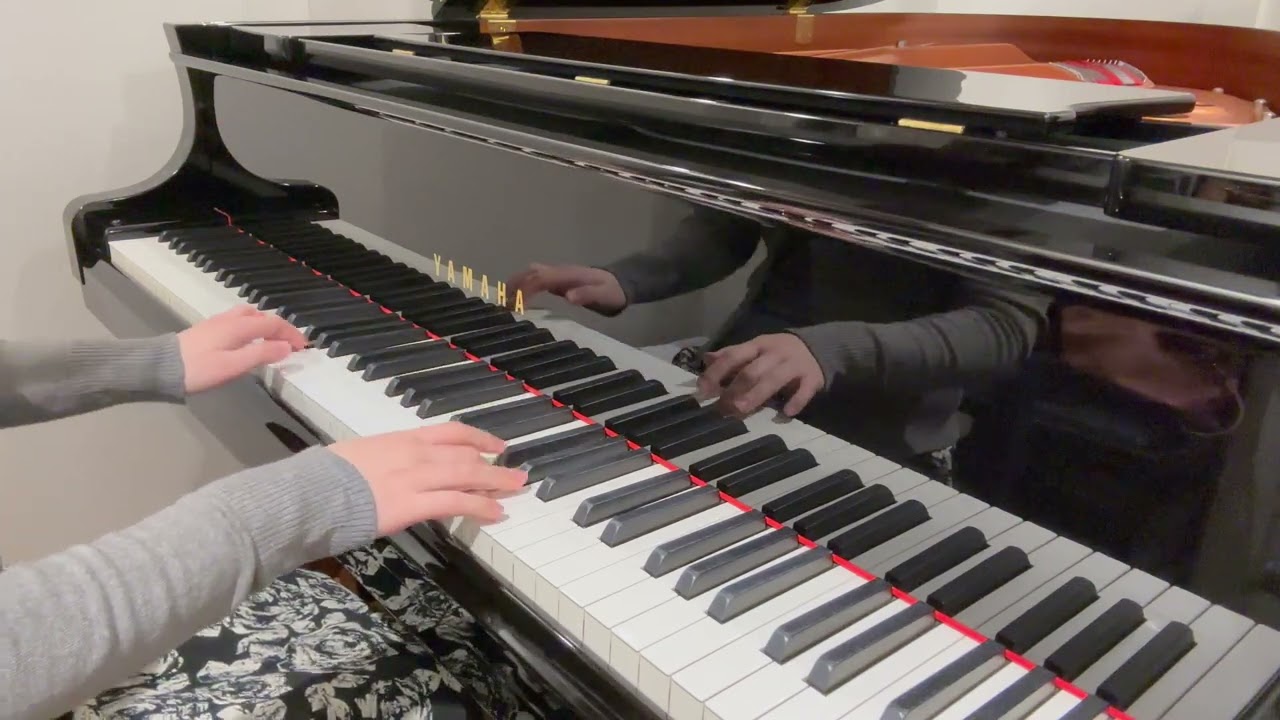 【比較用】バッハ　インヴェション13番　J.S. Bach –Invention No. 13 in A minor, BWV 784– （Piano）
