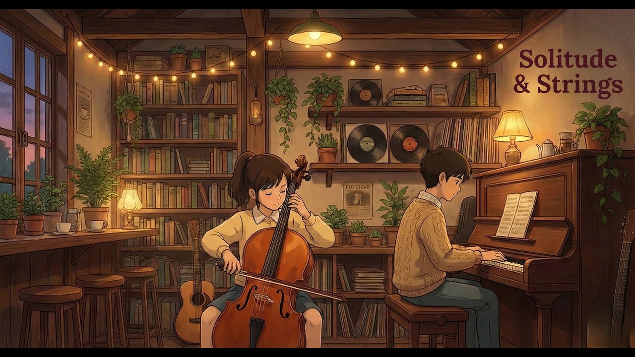 Cello & Piano Music 🎻 LIVE Stream - Golden Hour Dialogue for Cozy Focus ☕