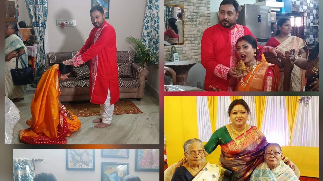 বৌয়ের ভাত কাপড়ের অনুষ্ঠান হচ্ছে ঠিক ঐ সময় গিয়েই হাজির হলাম/শেষমেশ অনেক কষ্টে বাড়িতে ফিরলাম।
