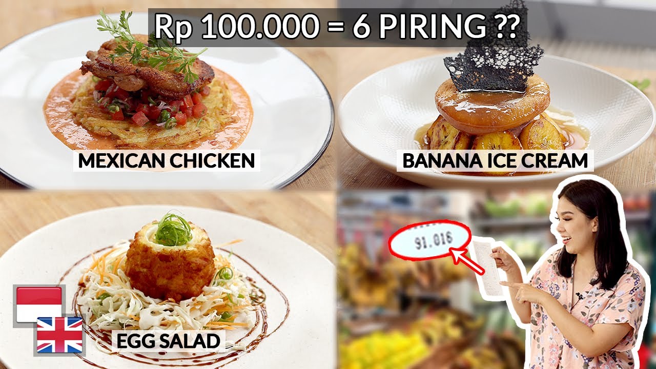 Rp 100 Ribu Jadi 6 Piring Mewah! Resep Fine Dining Praktis: Murah Bukan Murahan!