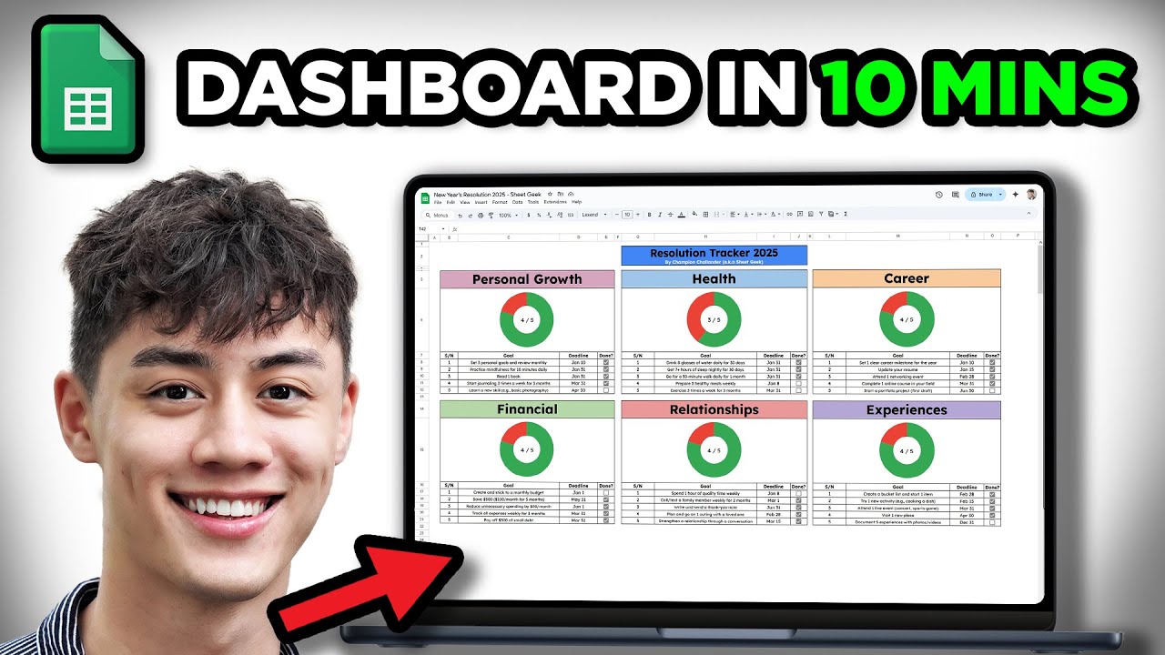 Make a Dashboard in Google Sheets in 10 minutes
