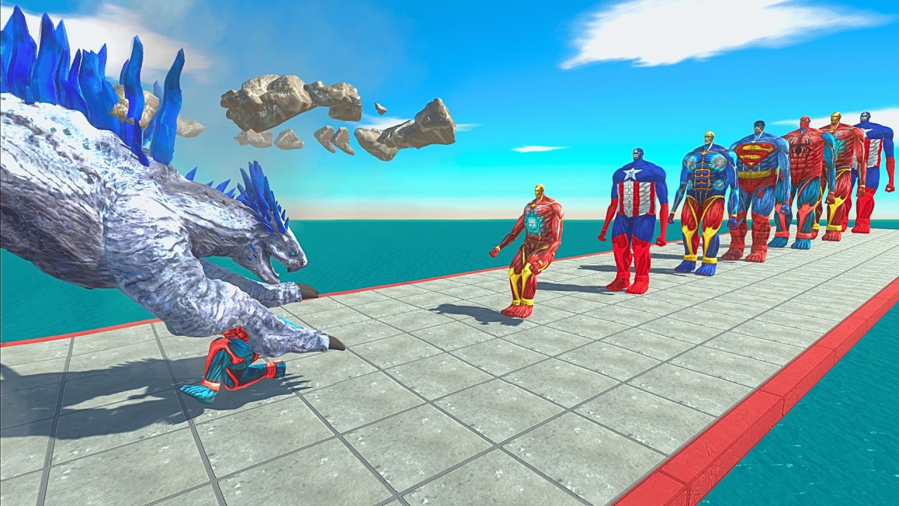 All New Kaiju Monsters vs 10 Levels of Superhero Colossal Titan Form - Ultimate ARBS Size Comparison