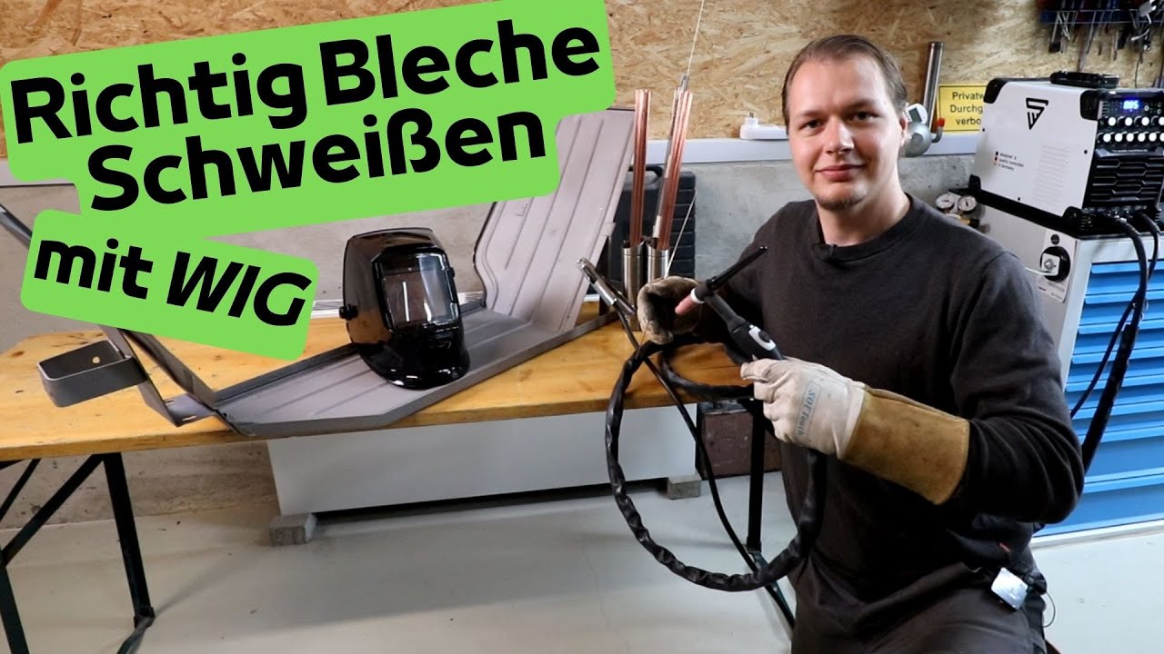 Bleche Schweißen mit WIG so geht´s! | Restauration & Technik