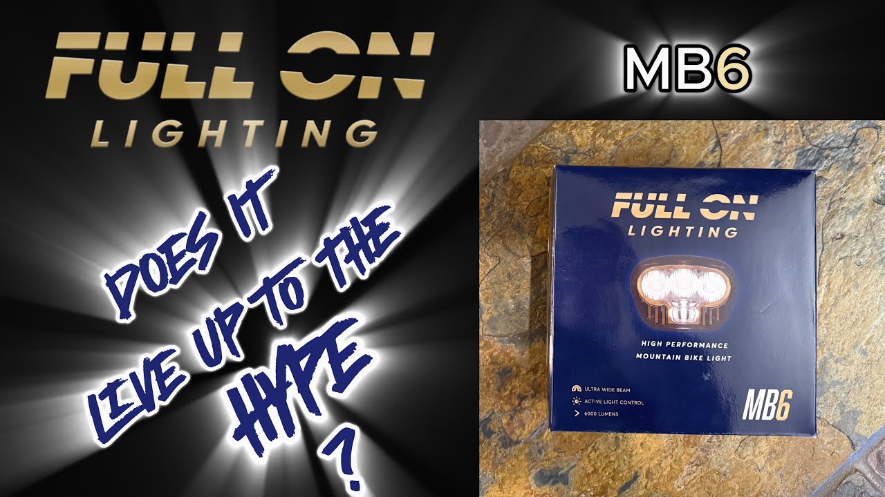 Full On Lighting MB6 Review  @FullOnLighting #nightride #fatbike #mtb #bikelights #bikelight
