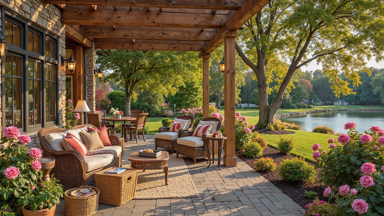 ☀️Warm Spring Morning Garden Jazz 🌿 Smooth Instrumental Music with Birds for Relax, Work & Focus