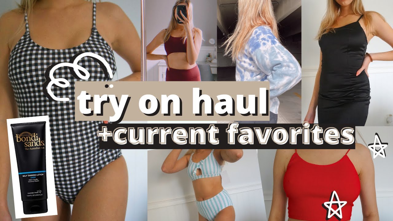 My Favorites: Swimsuit Try on Haul | American Eagle | Drugstore Favorites | Seafancy