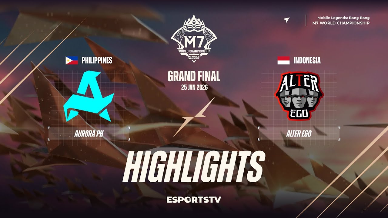 Alter Ego vs Aurora PH HIGHLIGHTS GRAND FINAL M7 World Championship | AE VS RORA ESPORTSTV