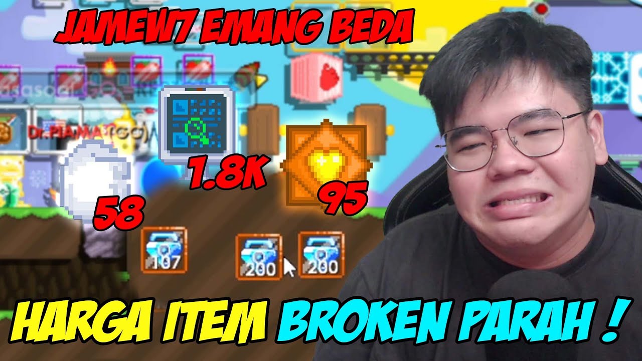 1.8K GROWSCAN, 58 RAYMAN, 95 GHC, 30 PHOENIX WING ! INI BERAPA BGL GES 😭 - Growtopia Indonesia