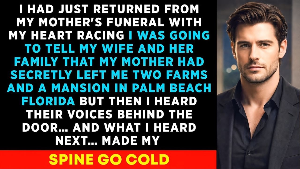 I Returned From My Mother's Funeral With A Secret Inheritance She Left For Me - And Heard My Wife..