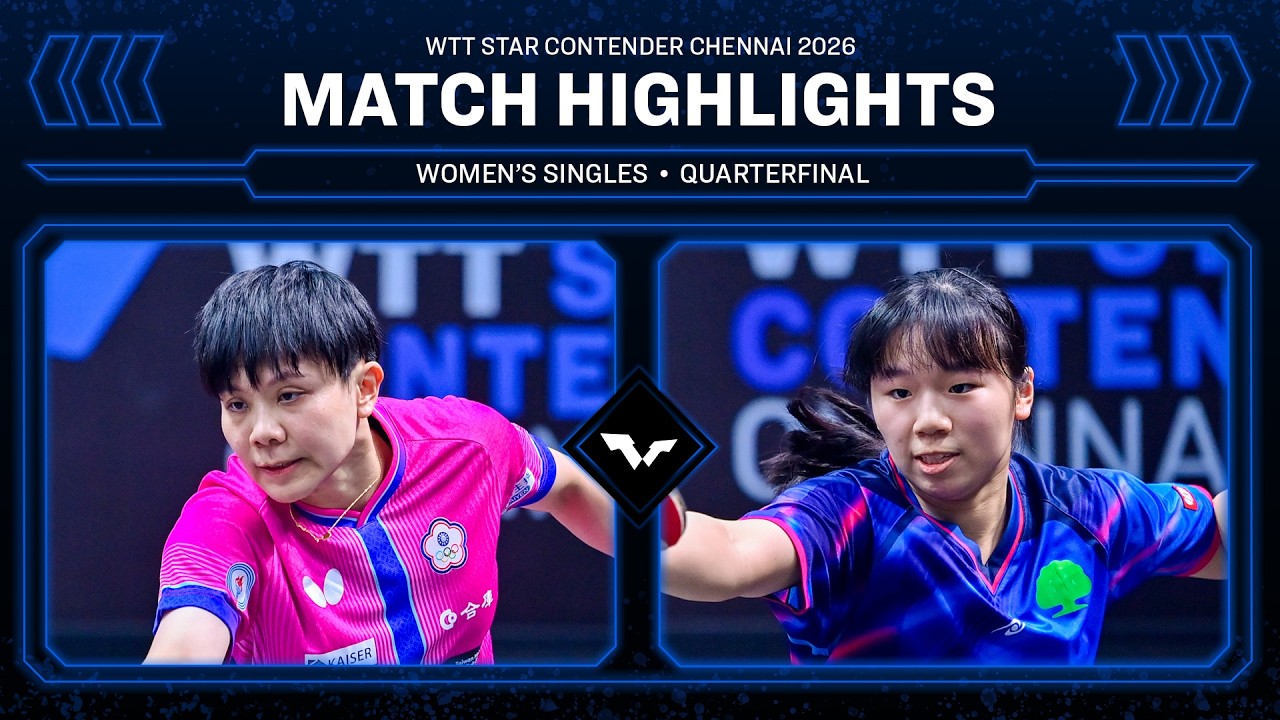 Cheng I-Ching vs Peng Yu-Han | WS QF | #WTTChennai 2026