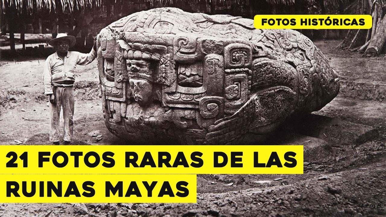 21 Fotos raras del descubrimiento de las Ruinas Mayas