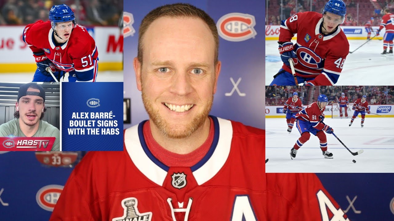 Habs Announce Final Roster | Hutson, Kapanen, Heineman, Barre-Boulet Make Team