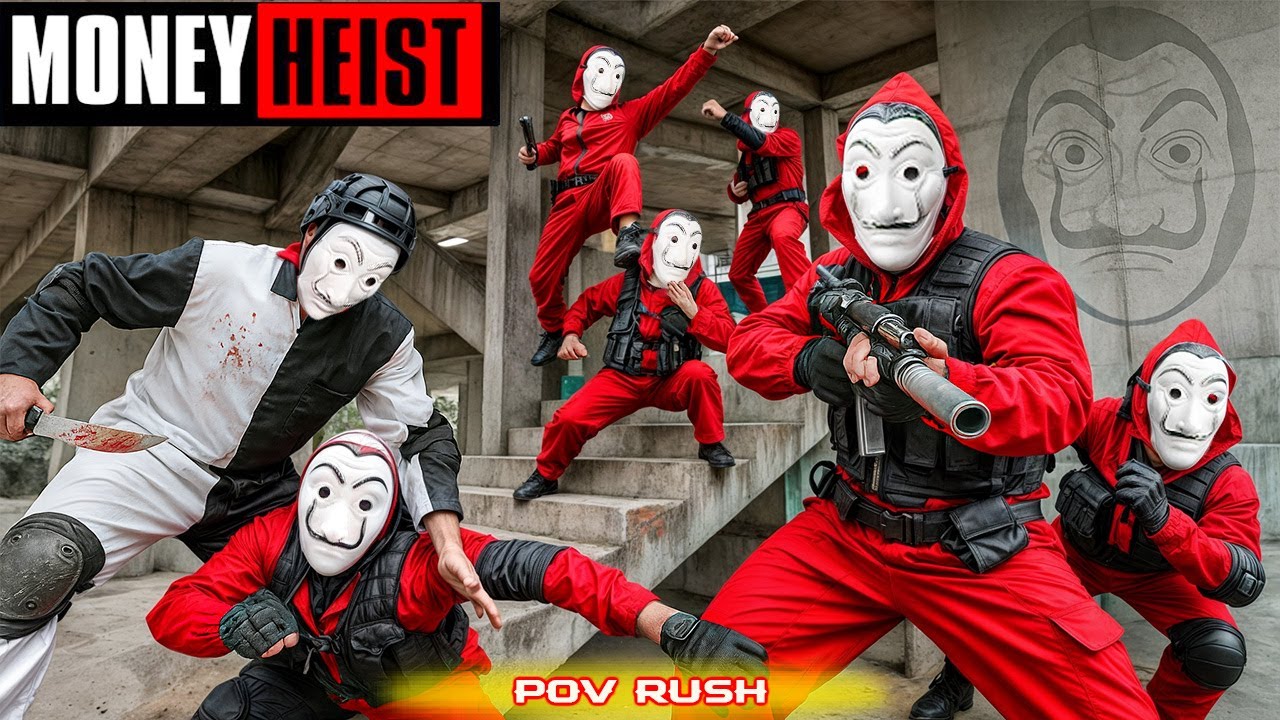 Паркур против ограбления 3! | Плохие парни: спасения нет, полиция в погоне (Белла Чао) | Эпически...