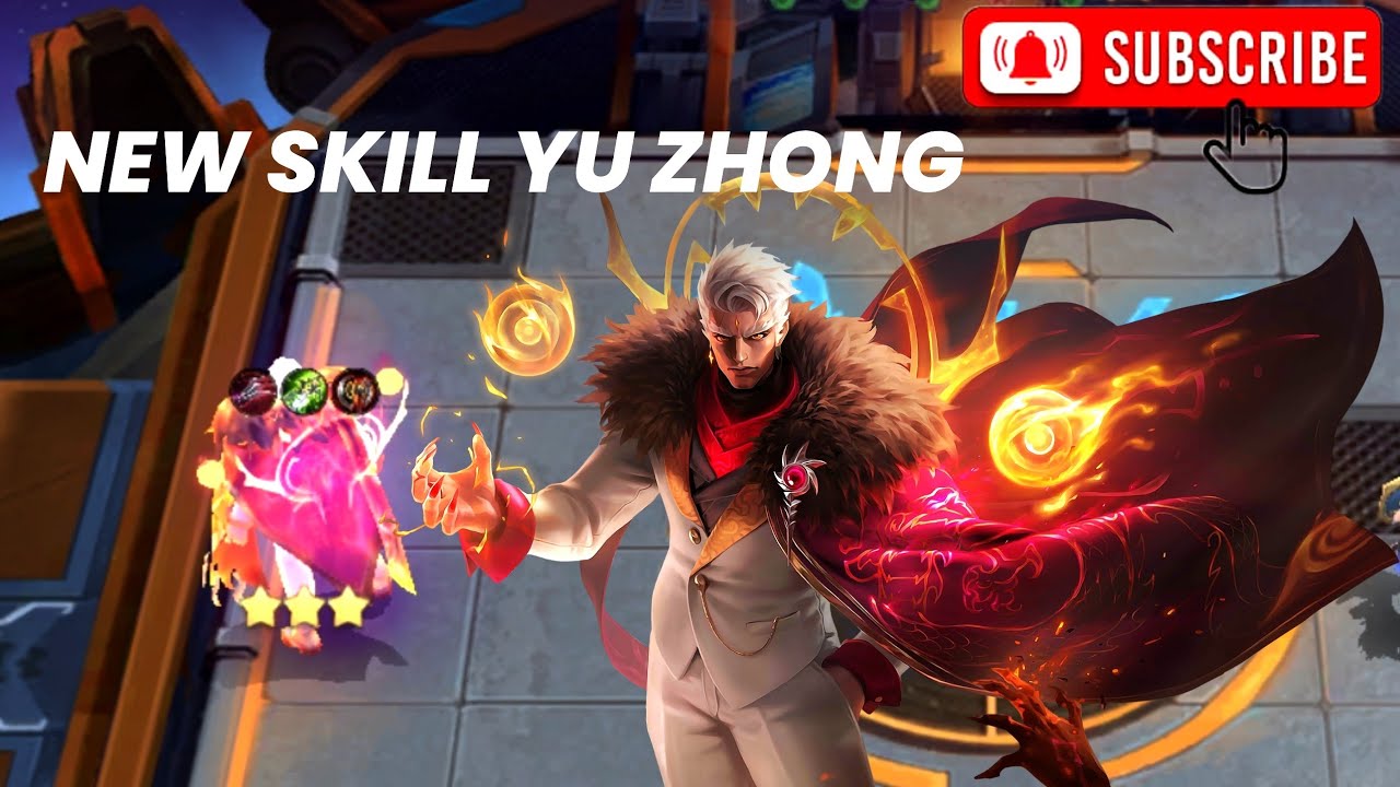YU ZHONG NEW SKILL HIDAMAGE💀💀||MAGIC CHESS GO GO #magicchessgogo