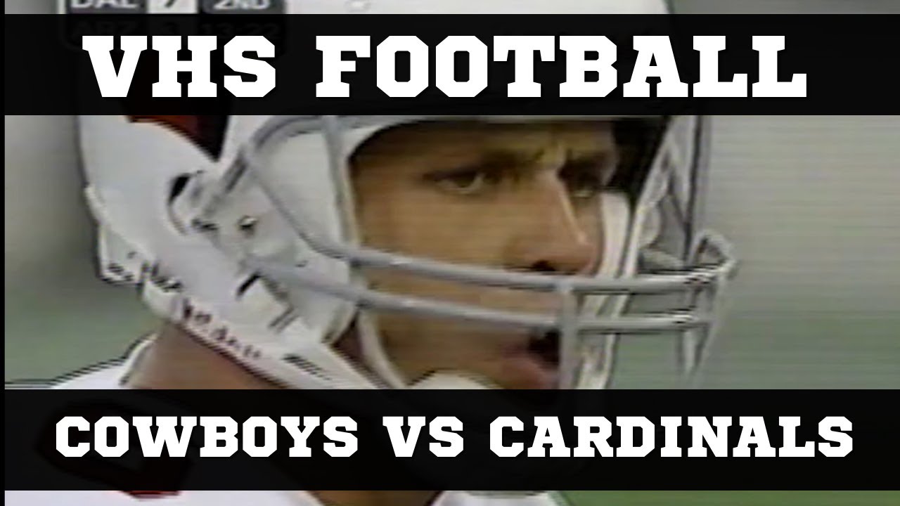 Cowboys vs Cardinals 2000 Full Game Classic VHS Football