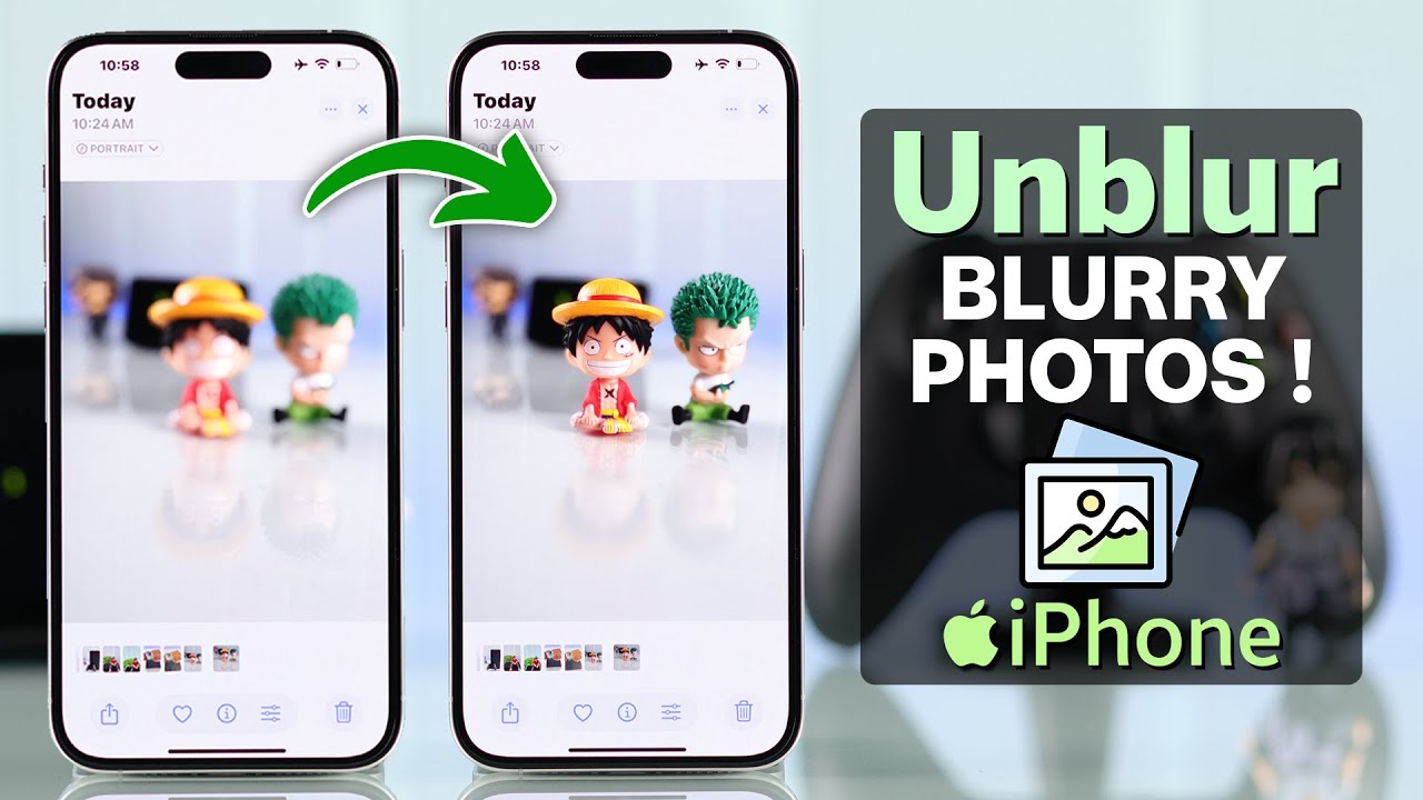 Как восстановить размытость изображения на iPhone!