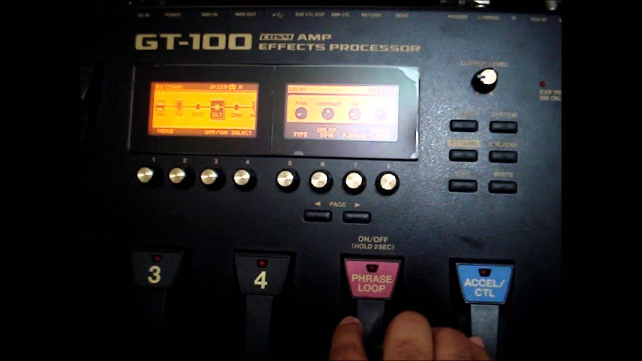 #1 GT 100 Fender Twin Reverb timbre clean