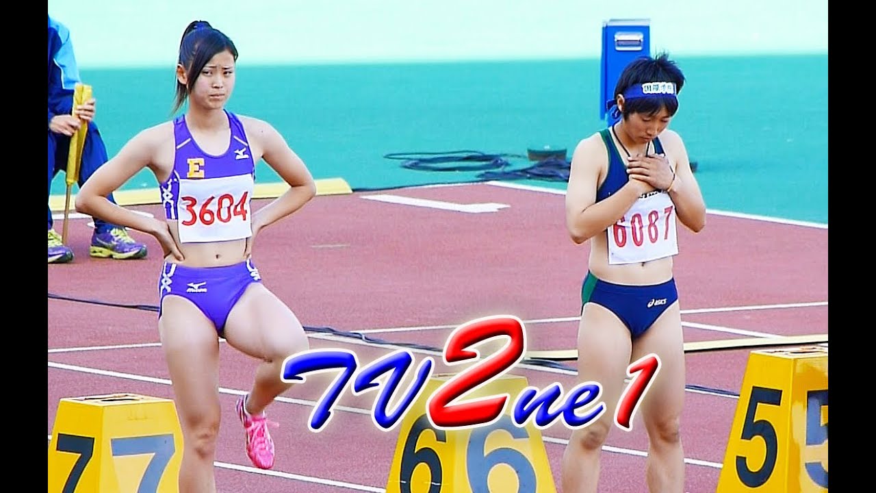 Athletics W'100m Final/決勝 高校総体陸上2014-511