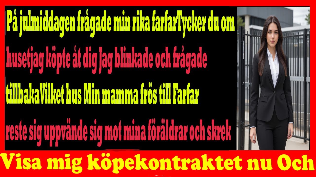 Morfar Frågade Om Jag Gillar Huset Han Köpt  Jag Svarade Vilket Hus