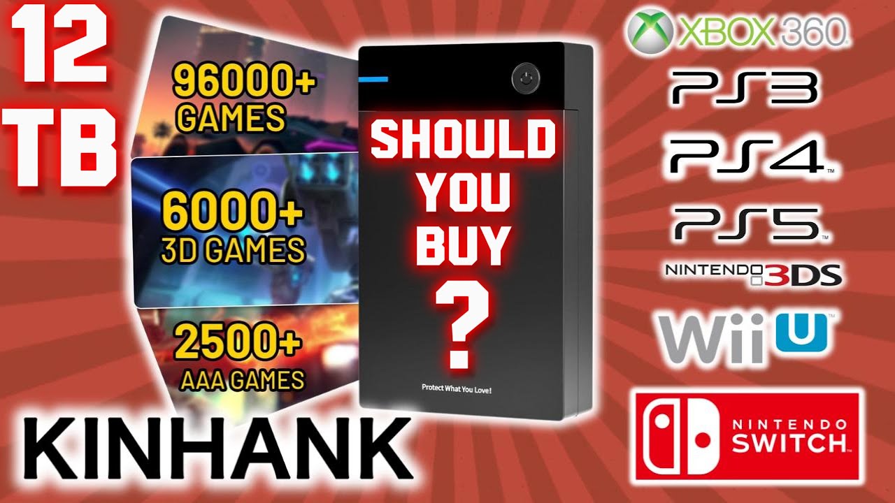 12 TB Kinhank Plug & Play Emulation Game Drive Should You Buy It ?