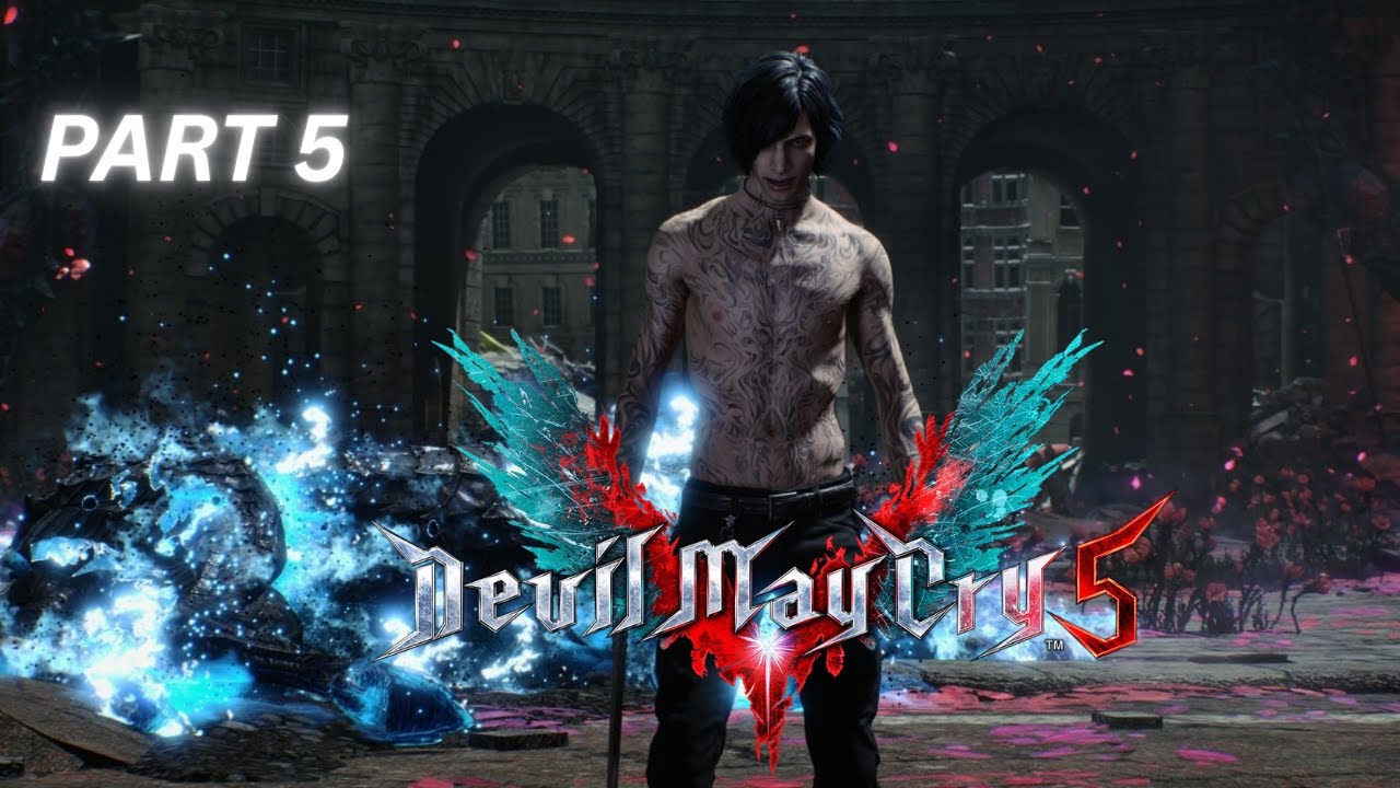 Devil May Cry 5 Gameplay Walkthrough Part 5 | V’s Journey Continues | Elder Geryon Knight Boss Fight